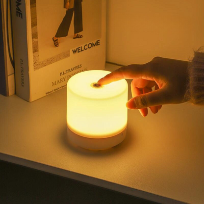 GlowEase Compact LED Night Light with Touch Dimming 1