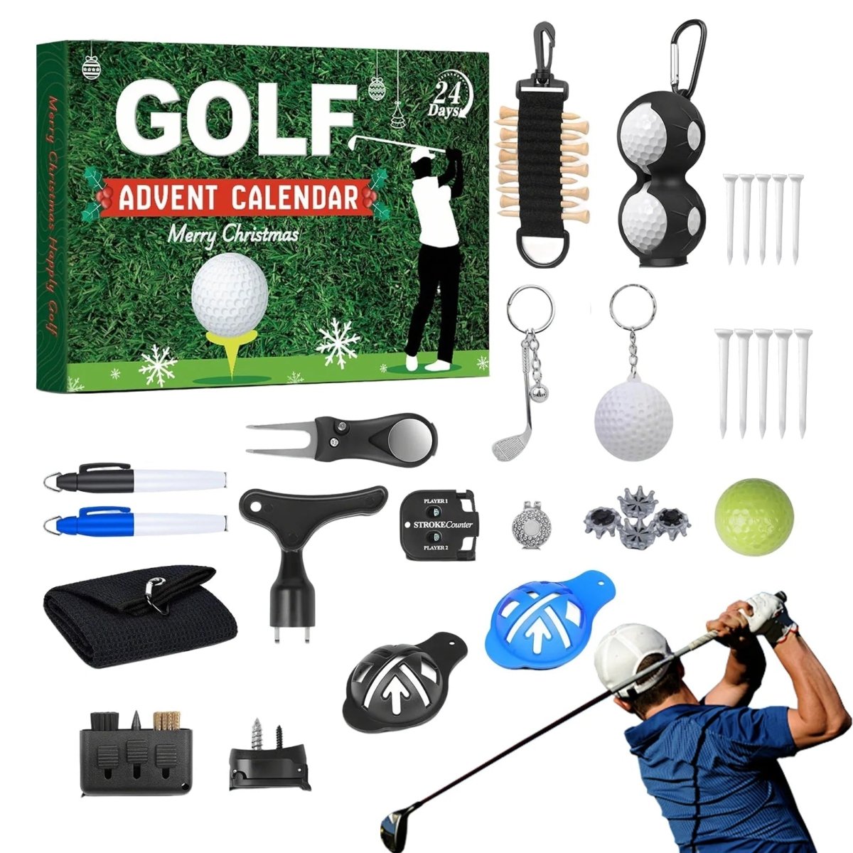 Golf Advent Calendar 2025 — 24-Day Holiday Countdown Gift 6