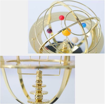 Grand Orrery Solar System Model — Handcrafted Brass Planets 3