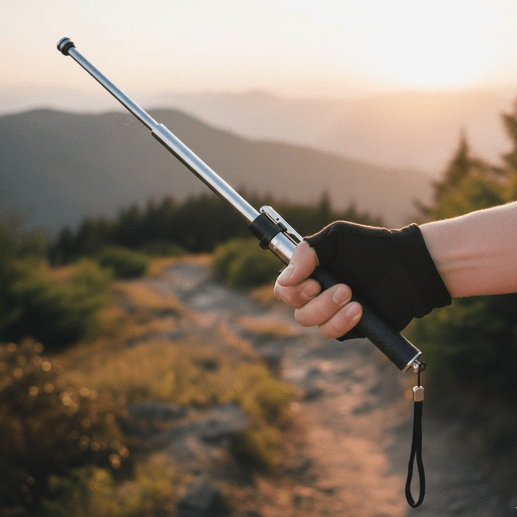 Guardian Trek Stick — Foldable Hiking Staff with Self-Defense 1