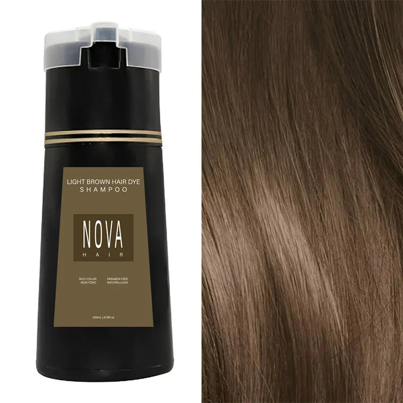 Hair Color Shampoo — Gray Coverage Wash-In Formula 12