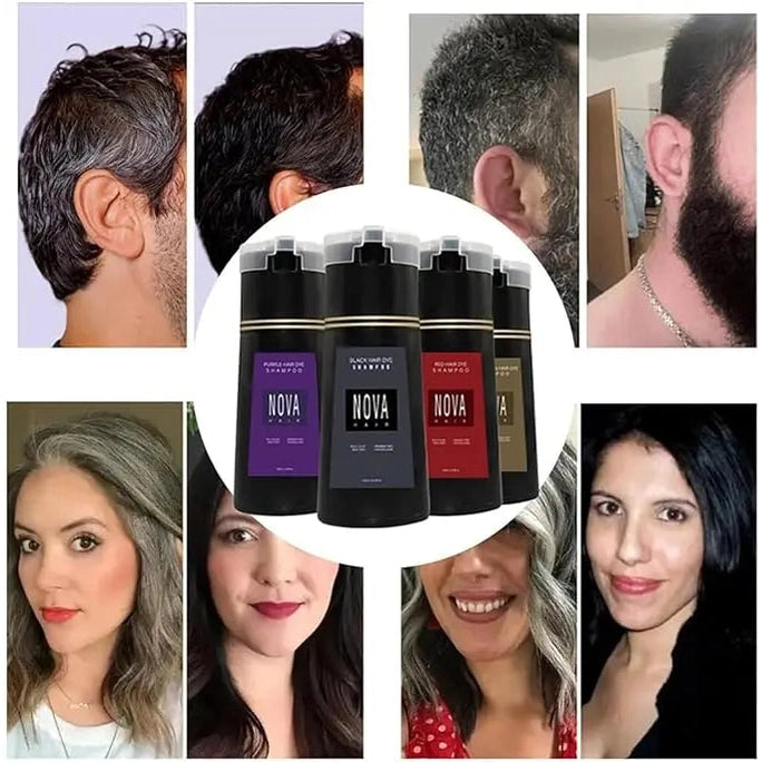 Hair Color Shampoo — Gray Coverage Wash-In Formula 15