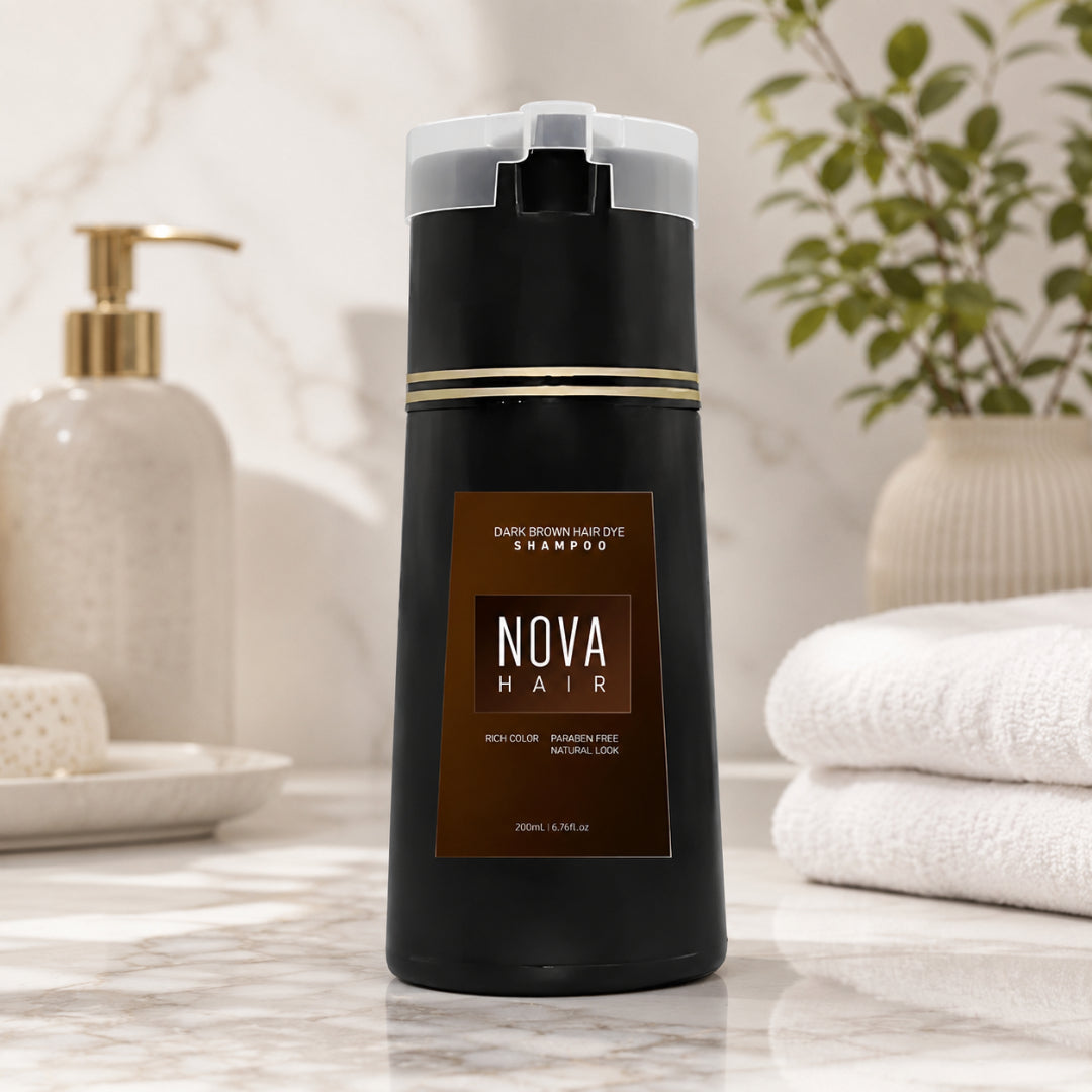 Hair Color Shampoo — Gray Coverage Wash-In Formula 7