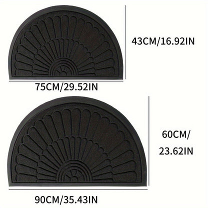 Half-Round Rubber Door Mat — Non-Slip Indoor & Outdoor Use 3