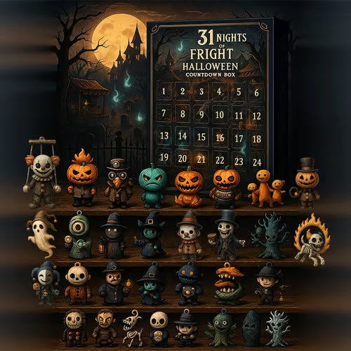 Halloween Countdown Box — 31 Mini PVC Figures & Decorations 4
