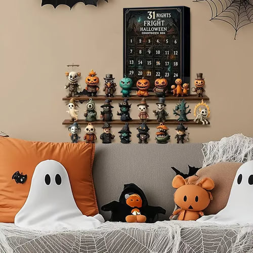 Halloween Countdown Box — 31 Mini PVC Figures & Decorations 5
