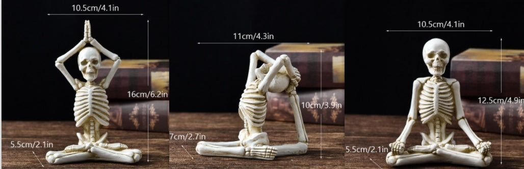 Halloween Resin Figurine — Vintage Black or White Ornament 13