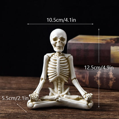 Halloween Resin Figurine — Vintage Black or White Ornament 16