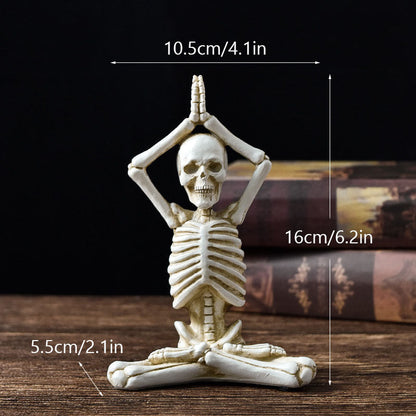 Halloween Resin Figurine — Vintage Black or White Ornament 6