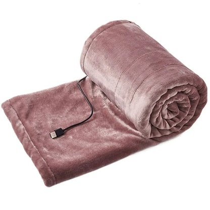 HEATEASE USB Heated Blanket — 3 Heat Settings, Portable 8
