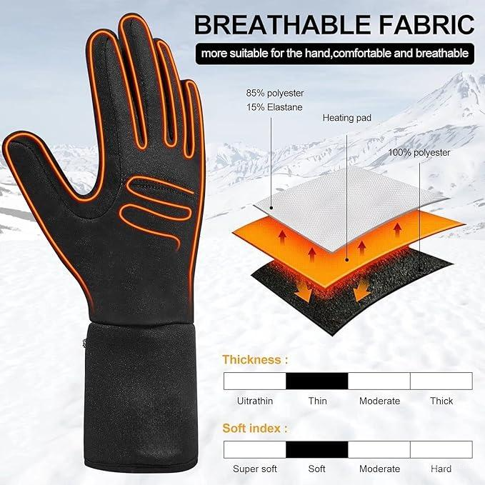 Rechargeable Heated Winter Gloves — 3 Heat Settings 2