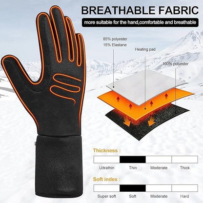 Rechargeable Heated Winter Gloves — 3 Heat Settings 2