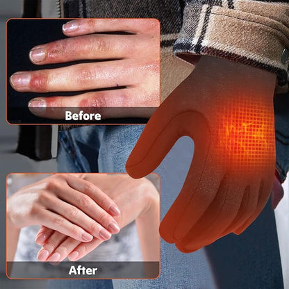 Rechargeable Heated Winter Gloves — 3 Heat Settings 3
