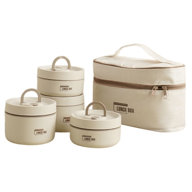 HEATLOX Insulated Lunch Box — Double-Wall Stainless Steel 4h Warm 14