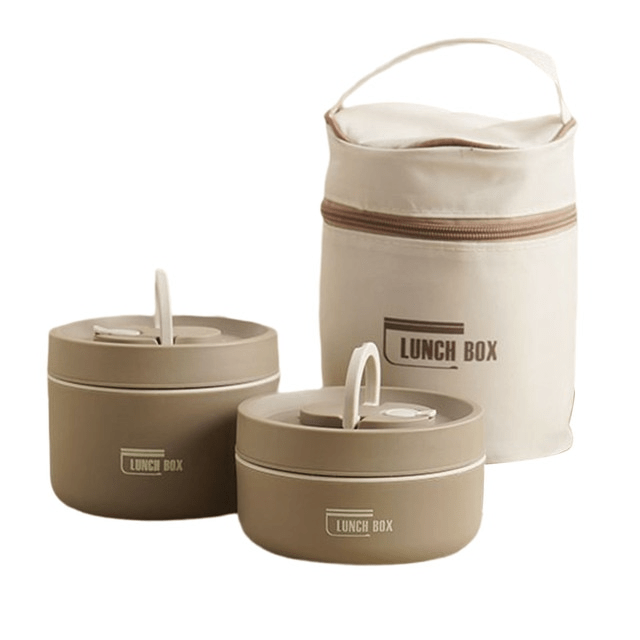 HEATLOX Insulated Lunch Box — Double-Wall Stainless Steel 4h Warm 23