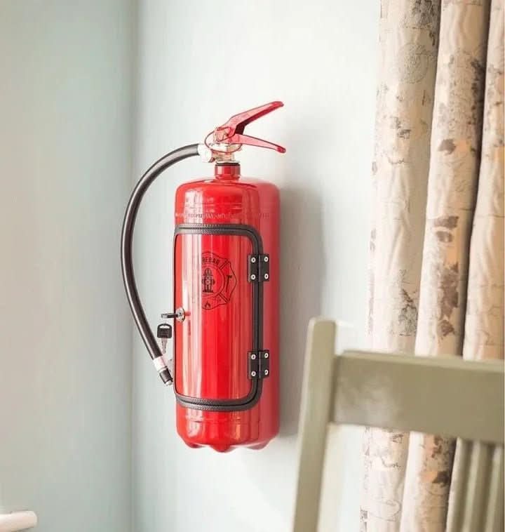 Mini Bar Hidden in Fire Extinguisher Design — Bottle Storage 10