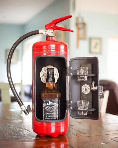 Mini Bar Hidden in Fire Extinguisher Design — Bottle Storage 5