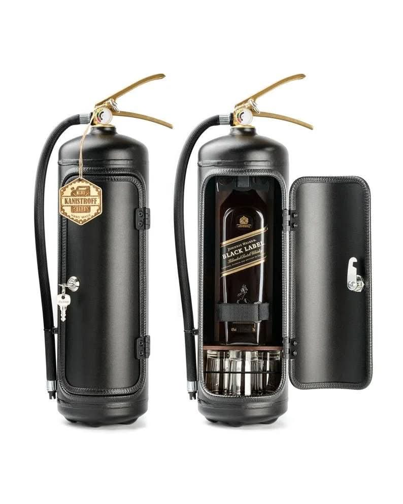 Mini Bar Hidden in Fire Extinguisher Design — Bottle Storage 6