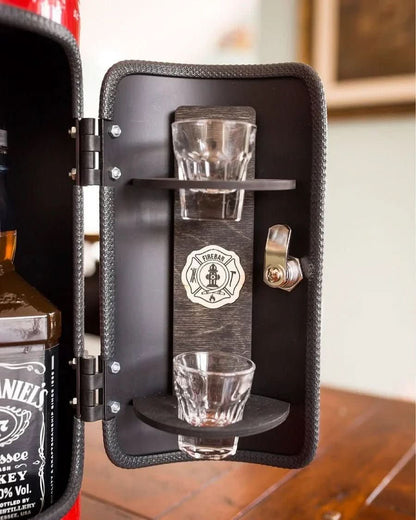 Mini Bar Hidden in Fire Extinguisher Design — Bottle Storage 7