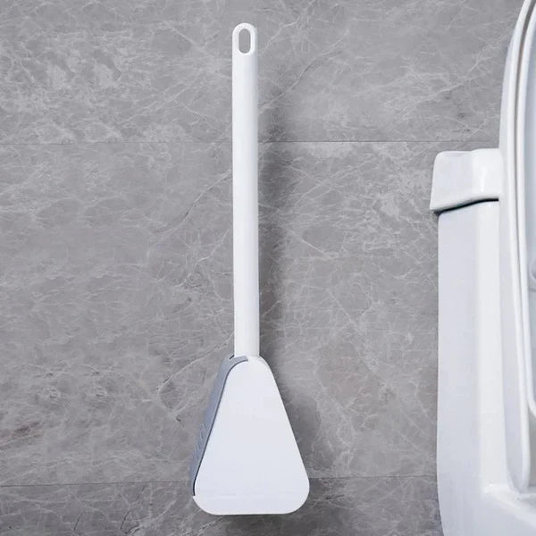 HygieneSwipe Flexible Flat-Head Toilet Brush & Wall Holder 13