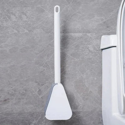 HygieneSwipe Flexible Flat-Head Toilet Brush & Wall Holder 13