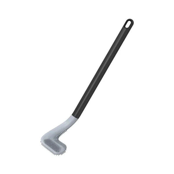 HygieneSwipe Flexible Flat-Head Toilet Brush & Wall Holder 2