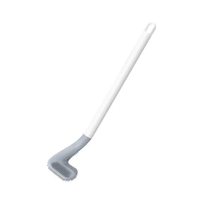 HygieneSwipe Flexible Flat-Head Toilet Brush & Wall Holder 4