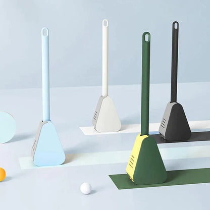 HygieneSwipe Flexible Flat-Head Toilet Brush & Wall Holder 6