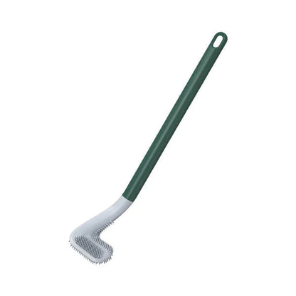 HygieneSwipe Flexible Flat-Head Toilet Brush & Wall Holder 1