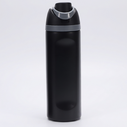 Insulated Water Bottle with Built-In Straw — Stainless Steel 5