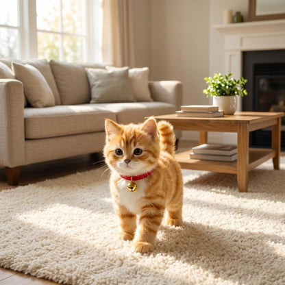 Interactive Plush Cat Toy — Realistic Movements & Sounds for Kids 3