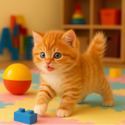 Interactive Plush Cat Toy — Realistic Movements & Sounds for Kids 4