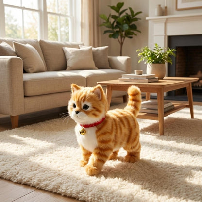 Interactive Plush Cat Toy — Realistic Movements & Sounds for Kids 1
