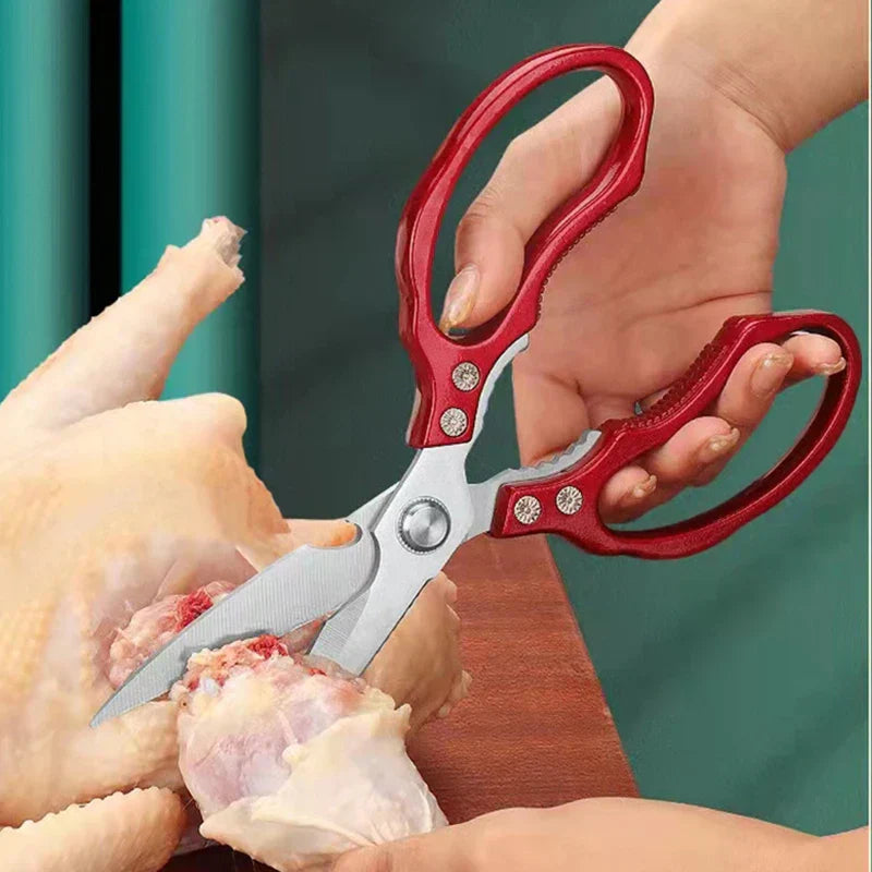 Japanese Stainless Steel Kitchen Scissors — Multi-Task Blades 4