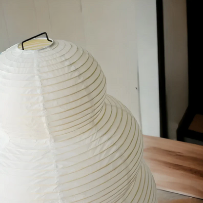 Japanese Wabi-Sabi Floor Lamp — Rice Paper Shade Zen Light 4