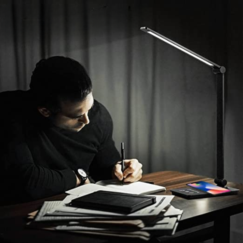 LED Desk Lamp with Wireless Charging & Touch Control 3