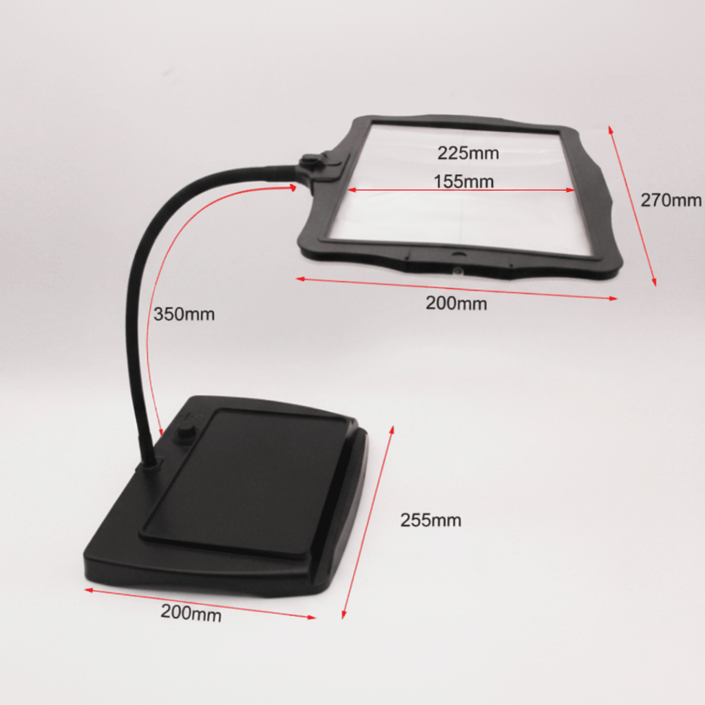 LED Magnifying Desk Lamp — 3x Lens & Flexible Gooseneck Arm 2