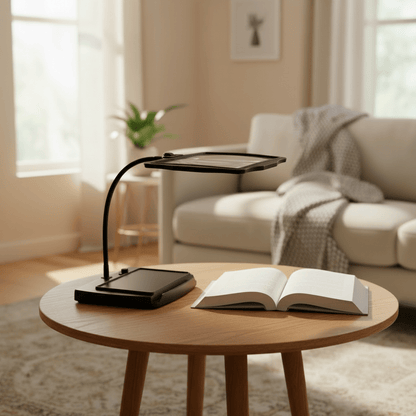 LED Magnifying Desk Lamp — 3x Lens & Flexible Gooseneck Arm 3