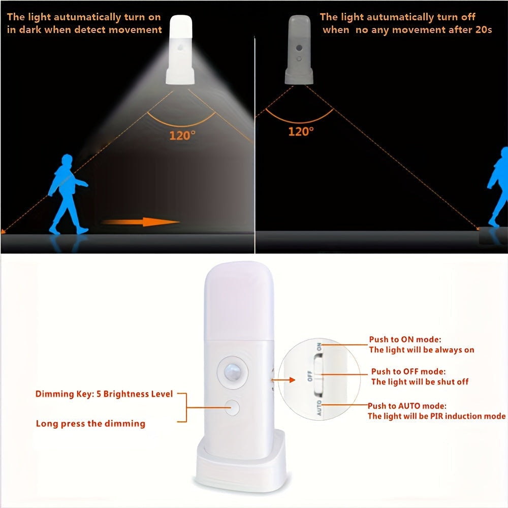 LED Night Light with Motion Sensor – USB Rechargeable 8