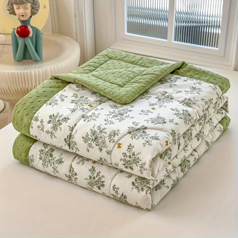 Lightweight Floral Summer Quilt — Breathable Thin Bedding 4