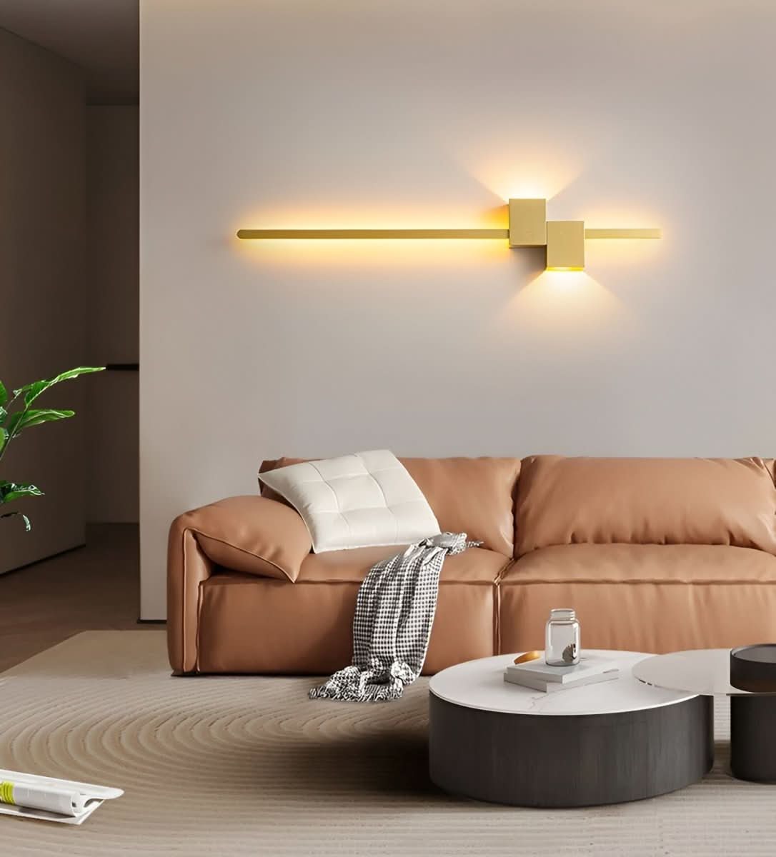 LINESTRIPE Minimalist LED Wall Light — Indirect Linear Lighting 4