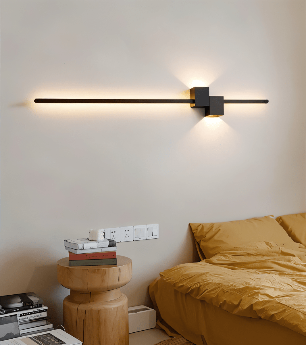 LINESTRIPE Minimalist LED Wall Light — Indirect Linear Lighting 5