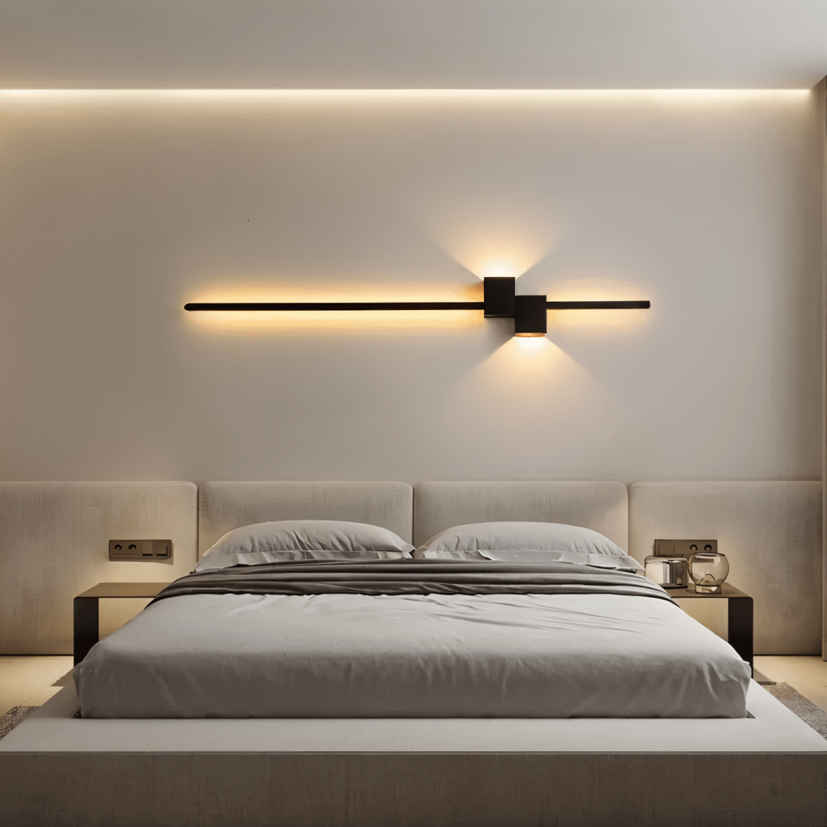 LINESTRIPE Minimalist LED Wall Light — Indirect Linear Lamp 1