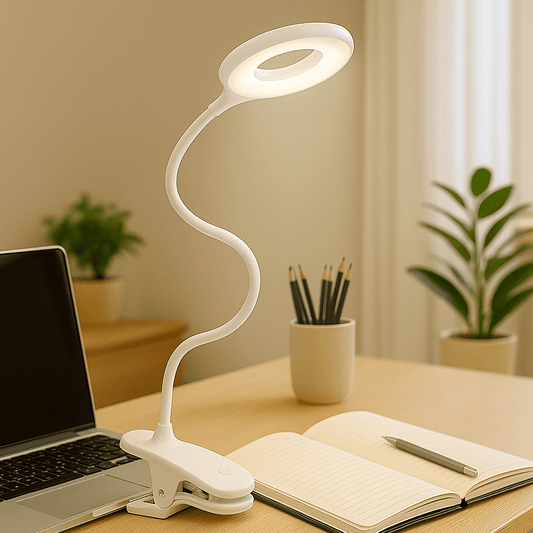 USB LED Clip-On Reading Lamp — Dimmable with Flexible Gooseneck 1