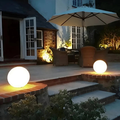 LumiGlobe Spherical LED Garden Light — Wireless & Weatherproof 3