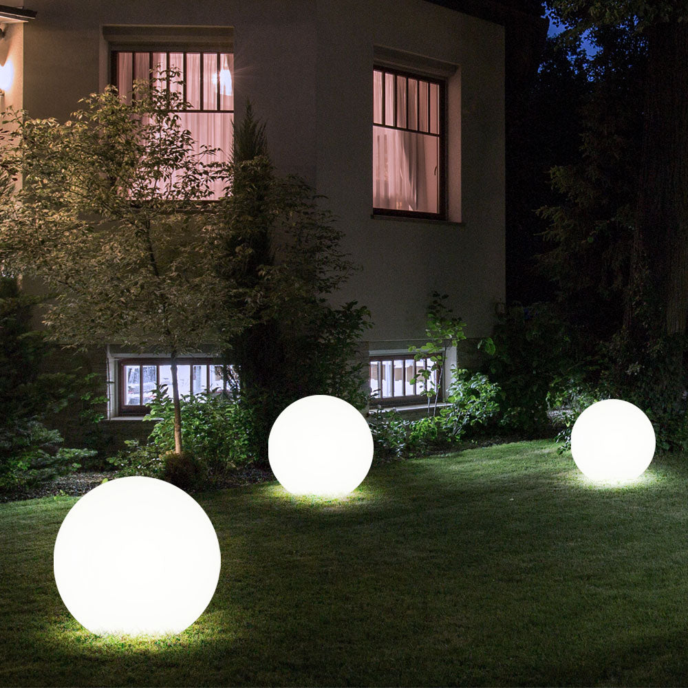 LumiGlobe Spherical LED Garden Light — Wireless & Weatherproof 5