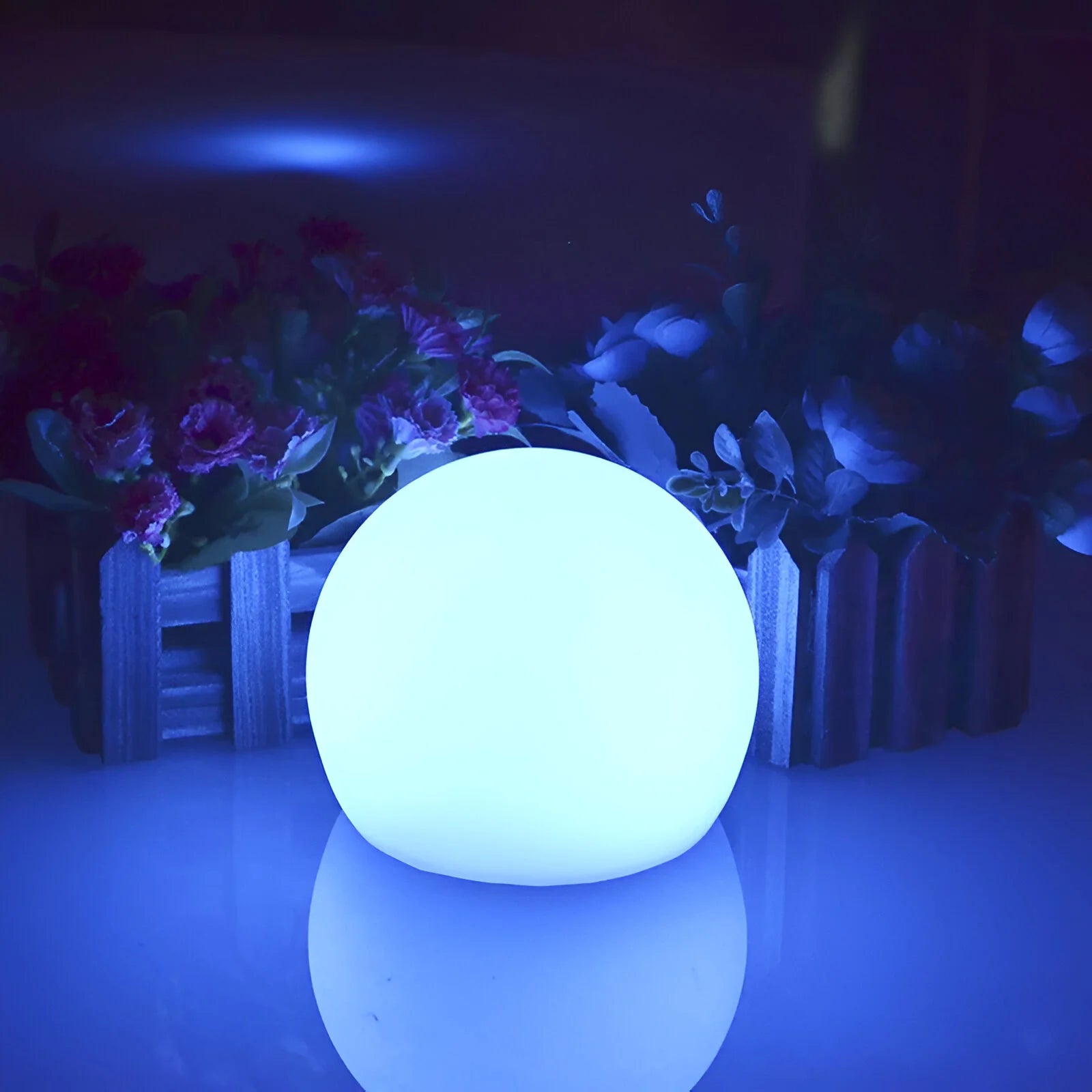 LumiGlobe Spherical LED Garden Light — Wireless & Weatherproof 6