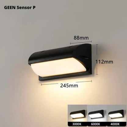 LumiGlow Smart Outdoor Wall Lamp with Motion Sensor 10