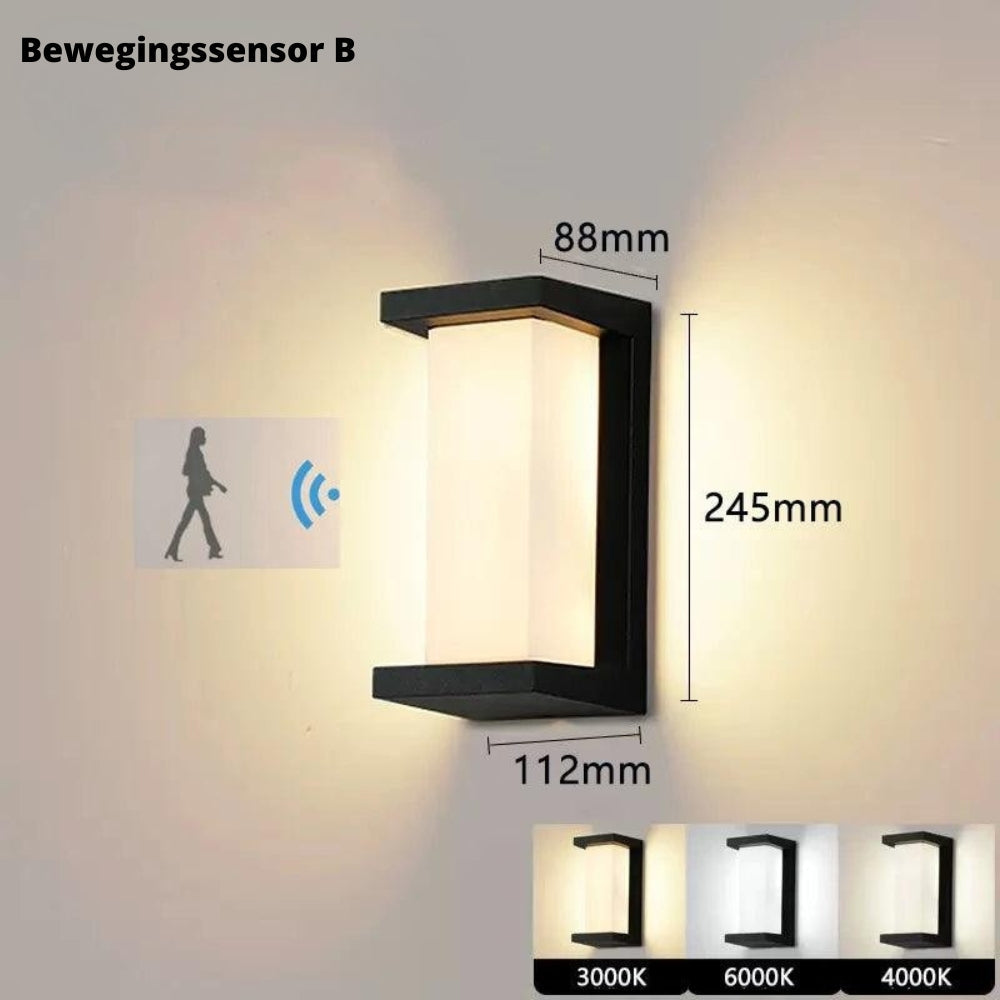 LumiGlow Smart Outdoor Wall Lamp with Motion Sensor 3