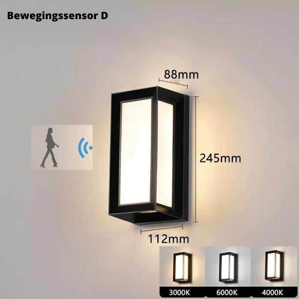 LumiGlow Smart Outdoor Wall Lamp with Motion Sensor 5